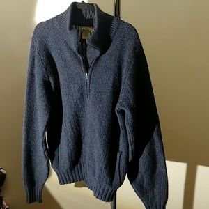 Men Medium Long Wool Jacket L.L Bean